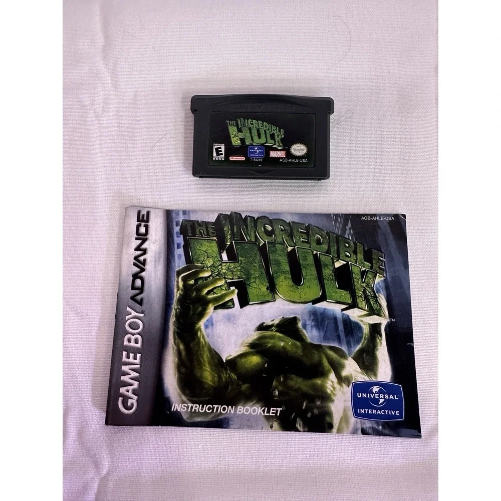 The Incredible Hulk : Game Boy Advance (Cartridge & Instruction Booklet)